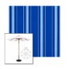 Picture of Pacific Blue Fancy | 11' Wood Frame Market Umbrella Sunbrella® Awning Fabric