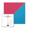 Picture of Pink Azure | 11' Wood Frame Market Umbrella Sunbrella® Awning Fabric