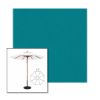 Picture of Turquoise | 11' Wood Frame Market Umbrella Sunbrella® Awning Fabric