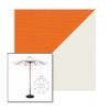 Picture of Tuscan Natural | 11' Wood Frame Market Umbrella Sunbrella® Awning Fabric