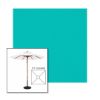 Picture of Aruba | 5.5' Wood Square Frame Market Umbrella Sunbrella® Awning Fabric