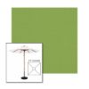 Picture of Ginkgo | 5.5' Wood Square Frame Market Umbrella Sunbrella® Awning Fabric
