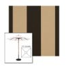 Picture of Manhattan Classic | 5.5' Wood Square Frame Market Umbrella Sunbrella® Awning Fabric