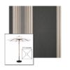 Picture of Tillman Shale | 5.5' Wood Square Frame Market Umbrella Sunbrella® Awning Fabric