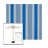 Picture of Baycrest Pacific | 6.5' Wood Square Frame Market Umbrella Sunbrella® Awning Fabric