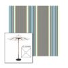 Picture of Emblem Dew | 6.5' Wood Square Frame Market Umbrella Sunbrella® Awning Fabric