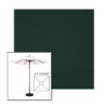 Picture of Ivy | 6.5' Wood Square Frame Market Umbrella Sunbrella® Awning Fabric