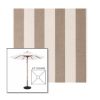 Picture of Paxton Marble | 6.5' Wood Square Frame Market Umbrella Sunbrella® Awning Fabric