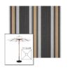 Picture of Emblem Classic | 7.5' Wood Square Frame Market Umbrella Sunbrella® Awning Fabric