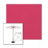 Picture of Pink | 7.5' Wood Square Frame Market Umbrella Sunbrella® Awning Fabric