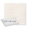 Picture of Ambrose Linen | Sunbrella® 19.5" x 18" Outdoor Dining Cushion