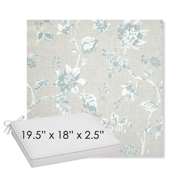 Picture of Ariana Dew | Sunbrella® 19.5" x 18" Outdoor Dining Cushion