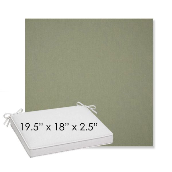 Picture of Canvas Almond | Sunbrella® 19.5" x 18" Outdoor Dining Cushion