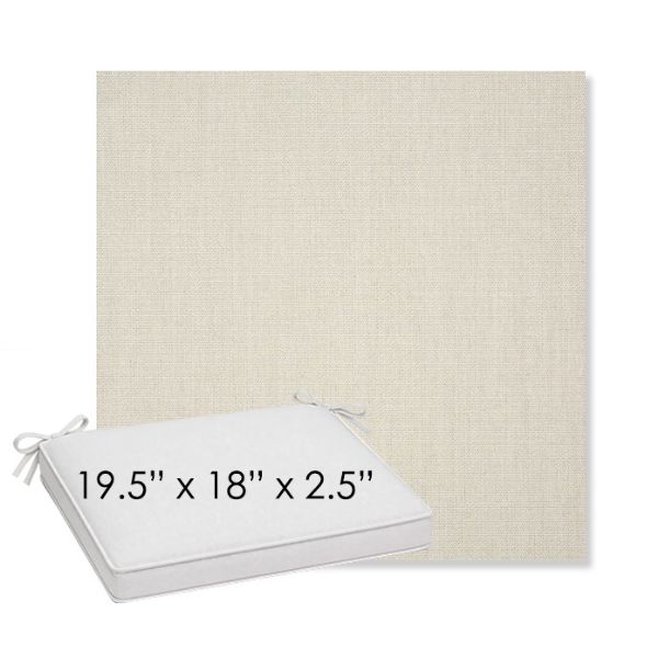 Picture of Canvas Cloud | Sunbrella® 19.5" x 18" Outdoor Dining Cushion