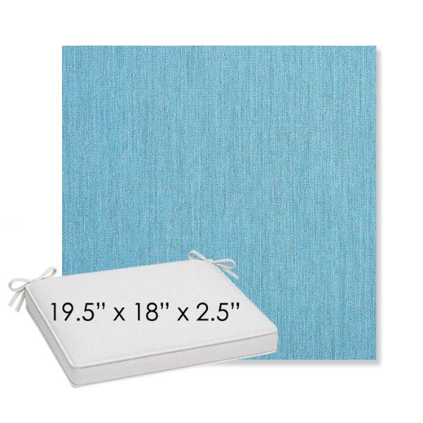 Picture of Cast Horizon | Sunbrella® 19.5" x 18" Outdoor Dining Cushion