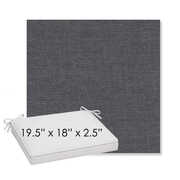 Picture of Cast Twilight | Sunbrella® 19.5" x 18" Outdoor Dining Cushion