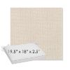 Picture of Charmer Parchment | Sunbrella® 19.5" x 18" Outdoor Dining Cushion