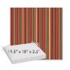 Picture of Dorsett Cherry | Sunbrella® 19.5" x 18" Outdoor Dining Cushion