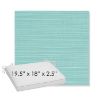Picture of Dupione Celeste | Sunbrella® 19.5" x 18" Outdoor Dining Cushion