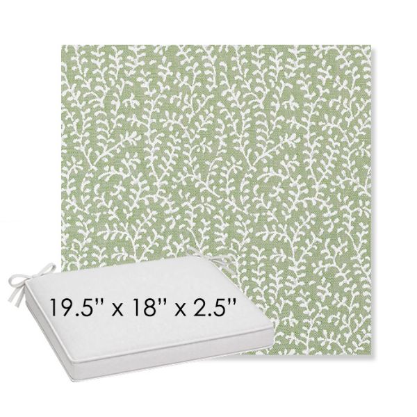 Picture of Eberly Spring | Sunbrella® 19.5" x 18" Outdoor Dining Cushion