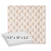 Picture of Etched Angles Cognac | Sunbrella® 19.5" x 18" Outdoor Dining Cushion