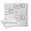 Picture of Labyrinth Cloud | Sunbrella® 19.5" x 18" Outdoor Dining Cushion
