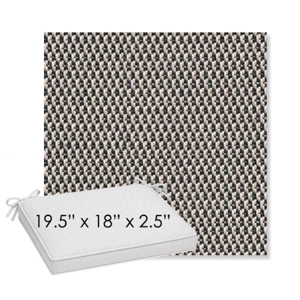 Picture of Lopi Pepper | Sunbrella® 19.5" x 18" Outdoor Dining Cushion