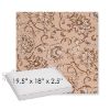 Picture of Martha Floral Dogwood | Sunbrella® 19.5" x 18" Outdoor Dining Cushion
