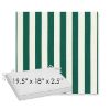 Picture of Mason Forest Green | Sunbrella® 19.5" x 18" Outdoor Dining Cushion