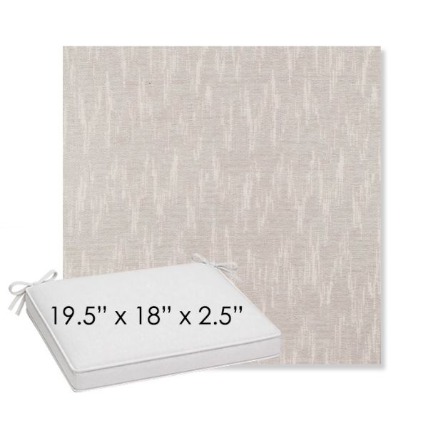 Picture of Mountains Snow | Sunbrella® 19.5" x 18" Outdoor Dining Cushion