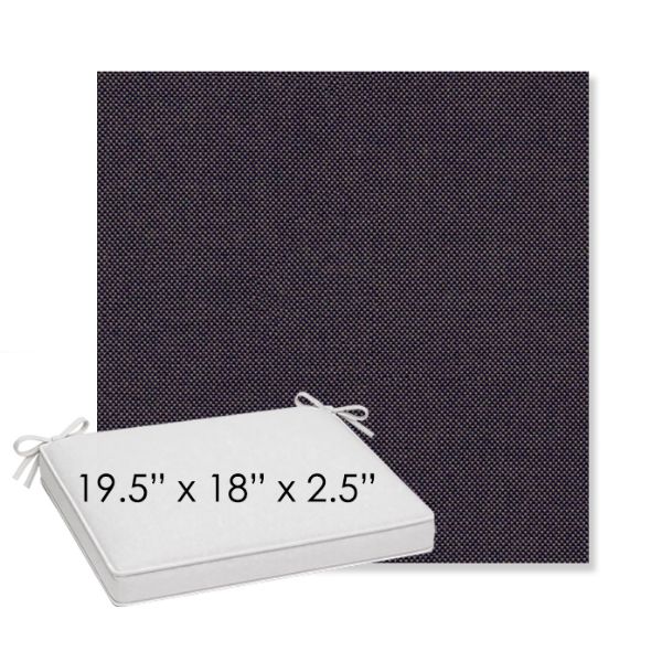 Picture of Natte Cosmos | Sunbrella® 19.5" x 18" Outdoor Dining Cushion
