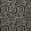 Picture of Nema Newsprint | Sunbrella® 19.5" x 18" Outdoor Dining Cushion