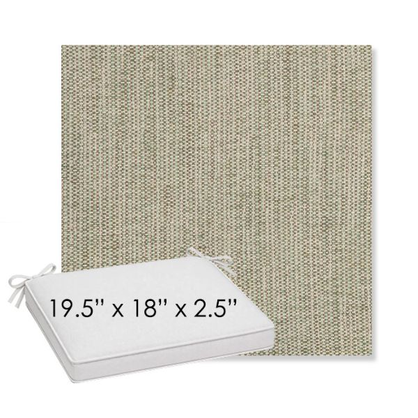 Picture of Nova Moss | Sunbrella® 19.5" x 18" Outdoor Dining Cushion