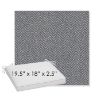 Picture of Odette Slate | Sunbrella® 19.5" x 18" Outdoor Dining Cushion