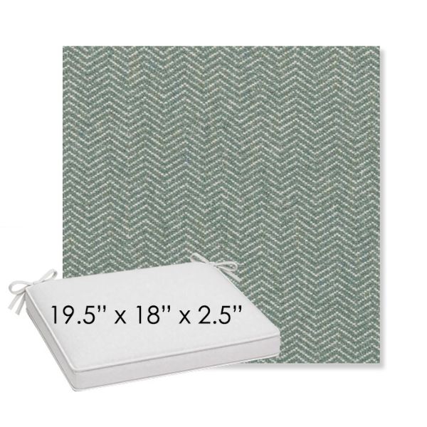 Picture of Odette Spa | Sunbrella® 19.5" x 18" Outdoor Dining Cushion