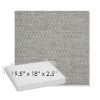 Picture of Piazza Stone | Sunbrella® 19.5" x 18" Outdoor Dining Cushion