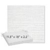 Picture of Piazza White | Sunbrella® 19.5" x 18" Outdoor Dining Cushion