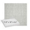 Picture of Pique Cloud | Sunbrella® 19.5" x 18" Outdoor Dining Cushion