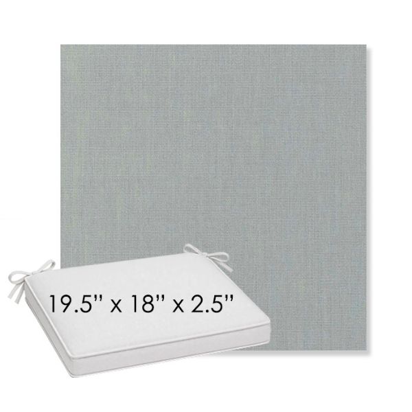 Picture of Play Sky | Sunbrella® 19.5" x 18" Outdoor Dining Cushion