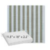Picture of Sail Away Aloe | Sunbrella® 19.5" x 18" Outdoor Dining Cushion
