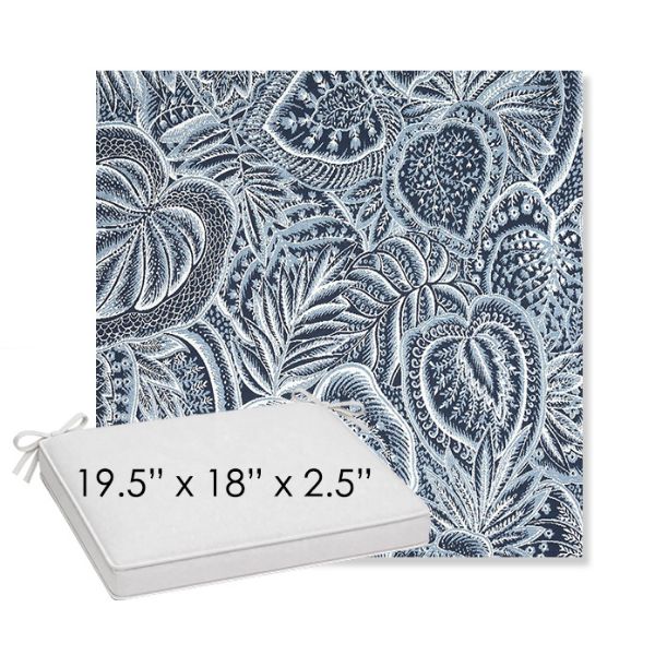 Picture of Sensibility Harbor | Sunbrella® 19.5" x 18" Outdoor Dining Cushion