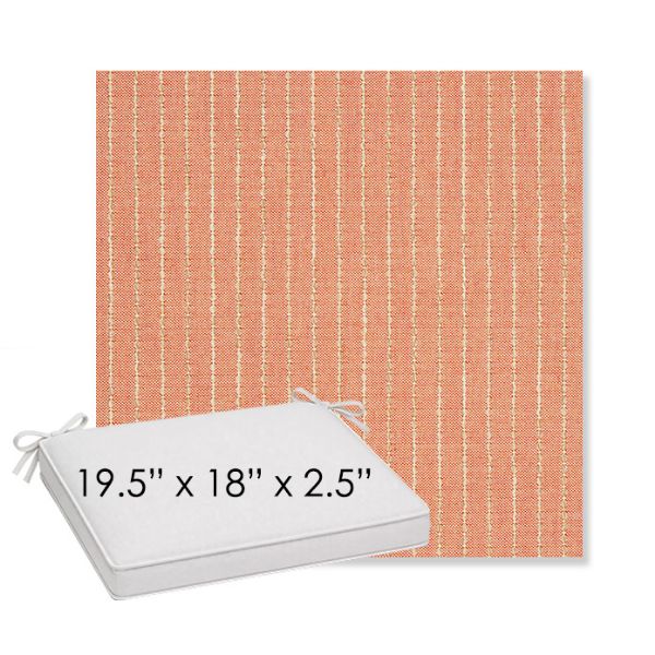 Picture of Trail Blush | Sunbrella® 19.5" x 18" Outdoor Dining Cushion