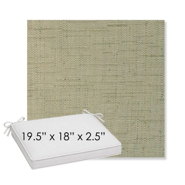 Picture of Willa Moss | Sunbrella® 19.5" x 18" Outdoor Dining Cushion