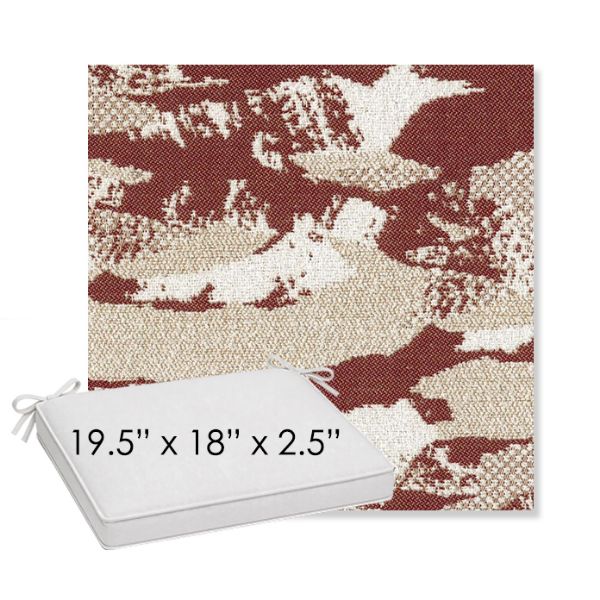 Picture of Yama Erable | Sunbrella® 19.5" x 18" Outdoor Dining Cushion
