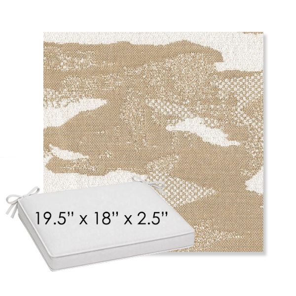 Picture of Yama Tomori | Sunbrella® 19.5" x 18" Outdoor Dining Cushion