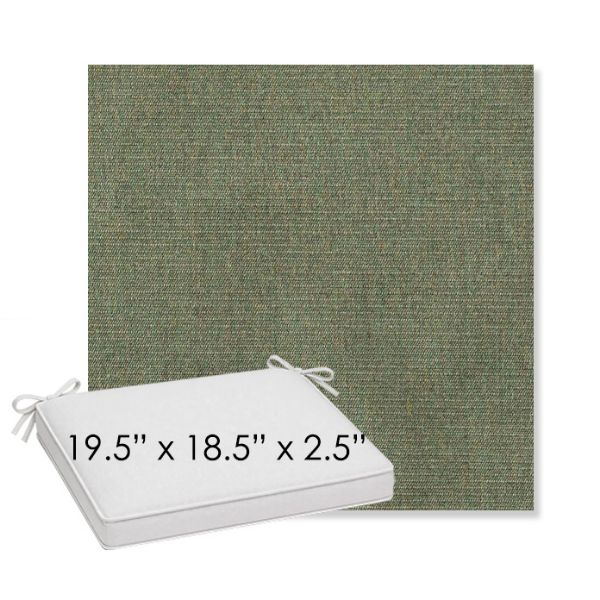 Picture of Ambrose Fern | Sunbrella® 19.5" x 18.5" Outdoor Dining Cushion