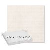 Picture of Ambrose Linen | Sunbrella® 19.5" x 18.5" Outdoor Dining Cushion