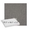 Picture of Bliss Smoke | Sunbrella® 19.5" x 18.5" Outdoor Dining Cushion