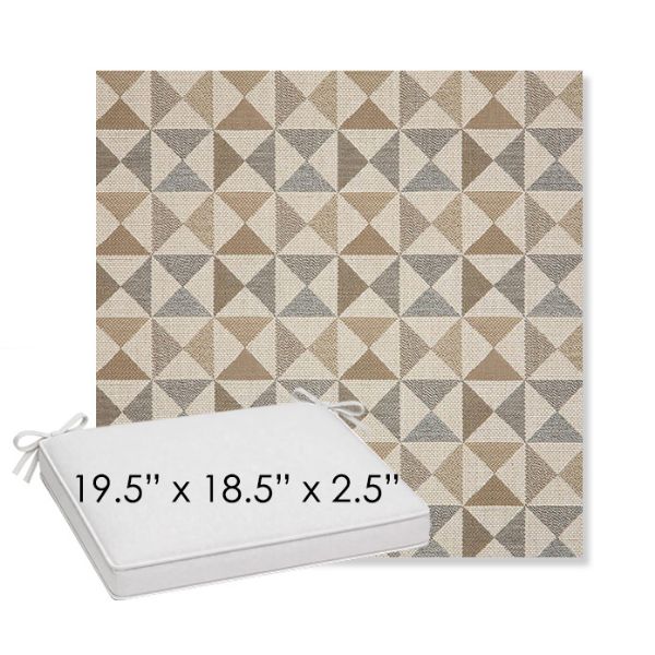 Picture of Array Dune | Sunbrella® 19.5" x 18.5" Outdoor Dining Cushion
