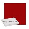 Picture of Canvas Pepper | Sunbrella® 19.5" x 18.5" Outdoor Dining Cushion